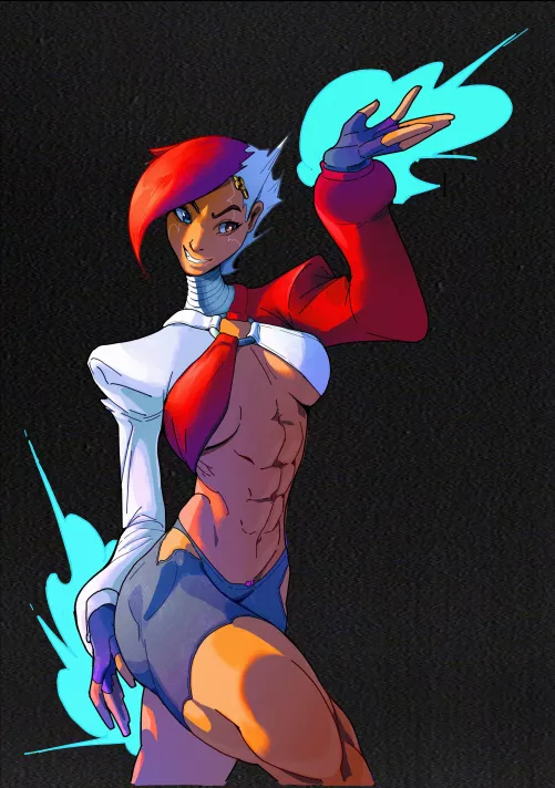 Mayhem Mako ✨ OC by [@zero_setsu] art by me [@XipRm]✨ by XipRm