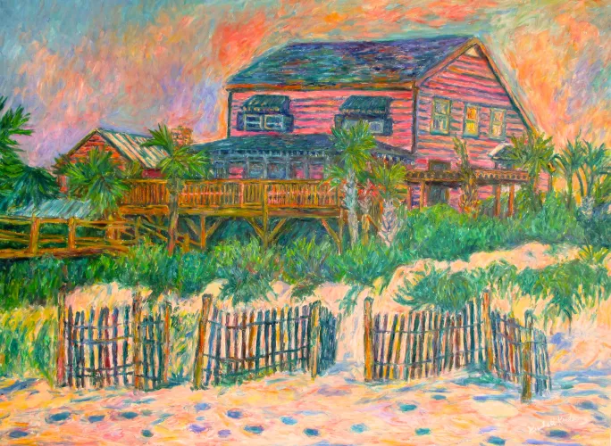 Pink on the Beach by 11Catalina