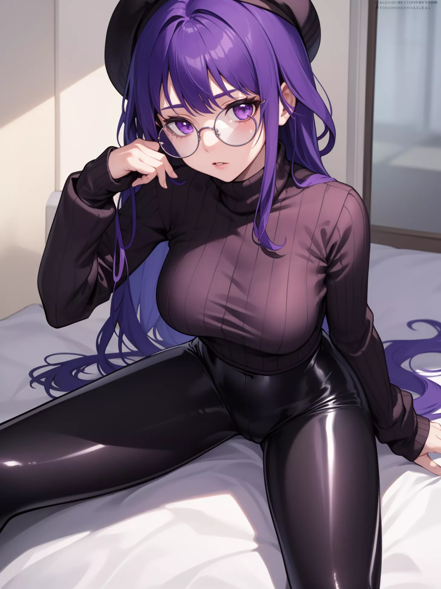 Raiden wearing Glasses [Genshin Impact] posted by CheetahSperm18