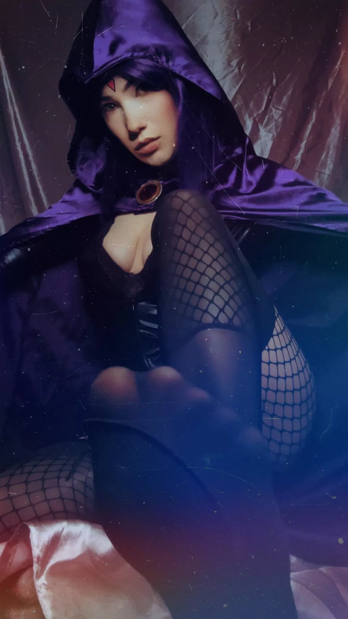 Raven socks by me Leann (f) posted by Low_Point4783