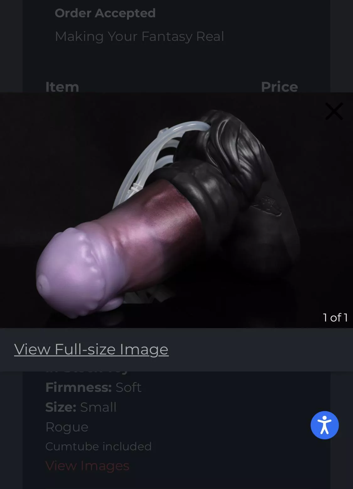 Snagged myself one of the two last cumtube Taurions in his signature Color. Can’t wait to try out this big boy! posted by opalfoxy