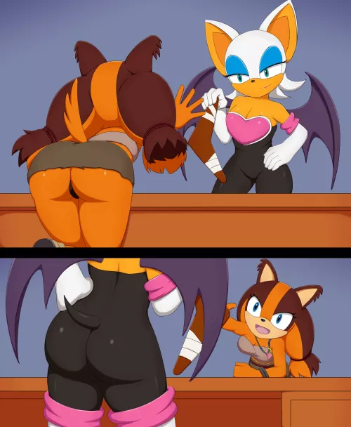 Sticks x Rouge (OnlySupportClass) by onlysupportclass