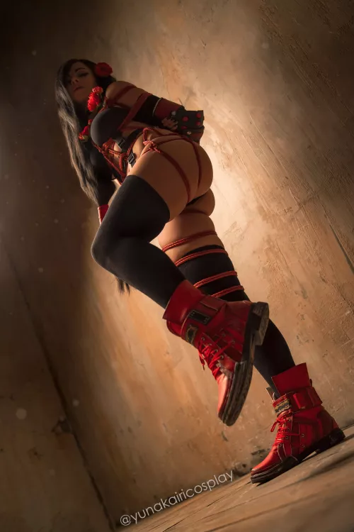 Tifa Lockhart shibari from Final Fantasy 7 by Yuna Kairi by AlexeyShtein