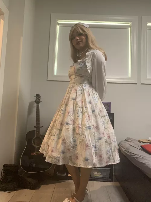 Trying blond out with some other outfits by Lady_Liliana_