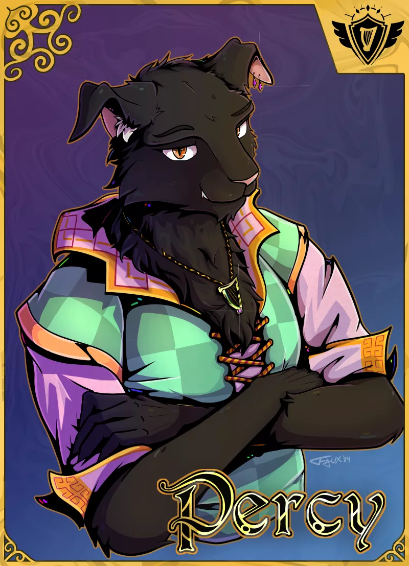 A DND half-body commission I finished this week! (FauxFowl) posted by FauxFowl