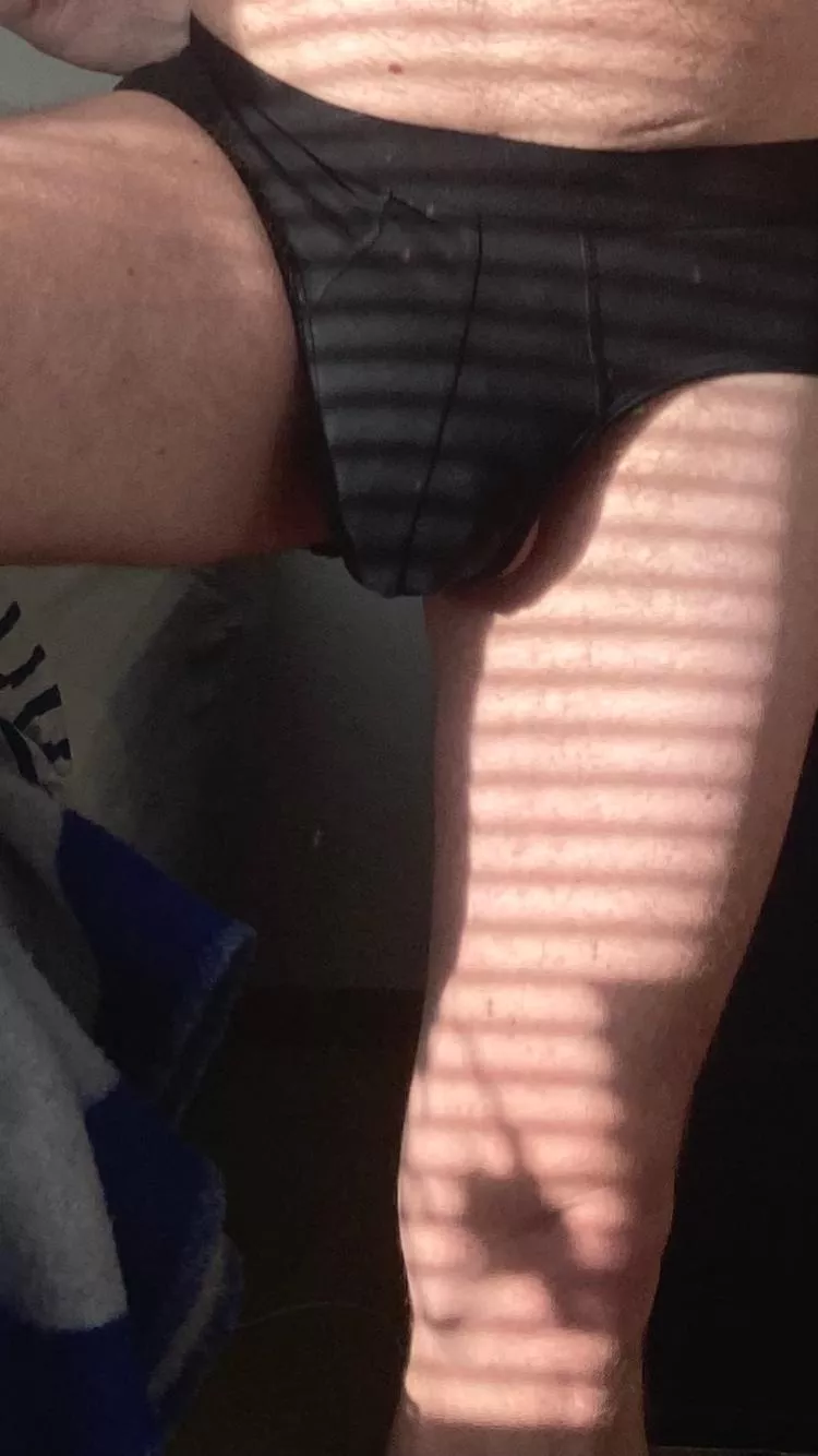 Balls and cock trying to escape posted by SWE_GAY_DUDE