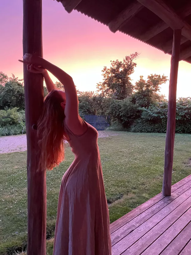 Can we share this sunset together posted by AdelynMooreNY