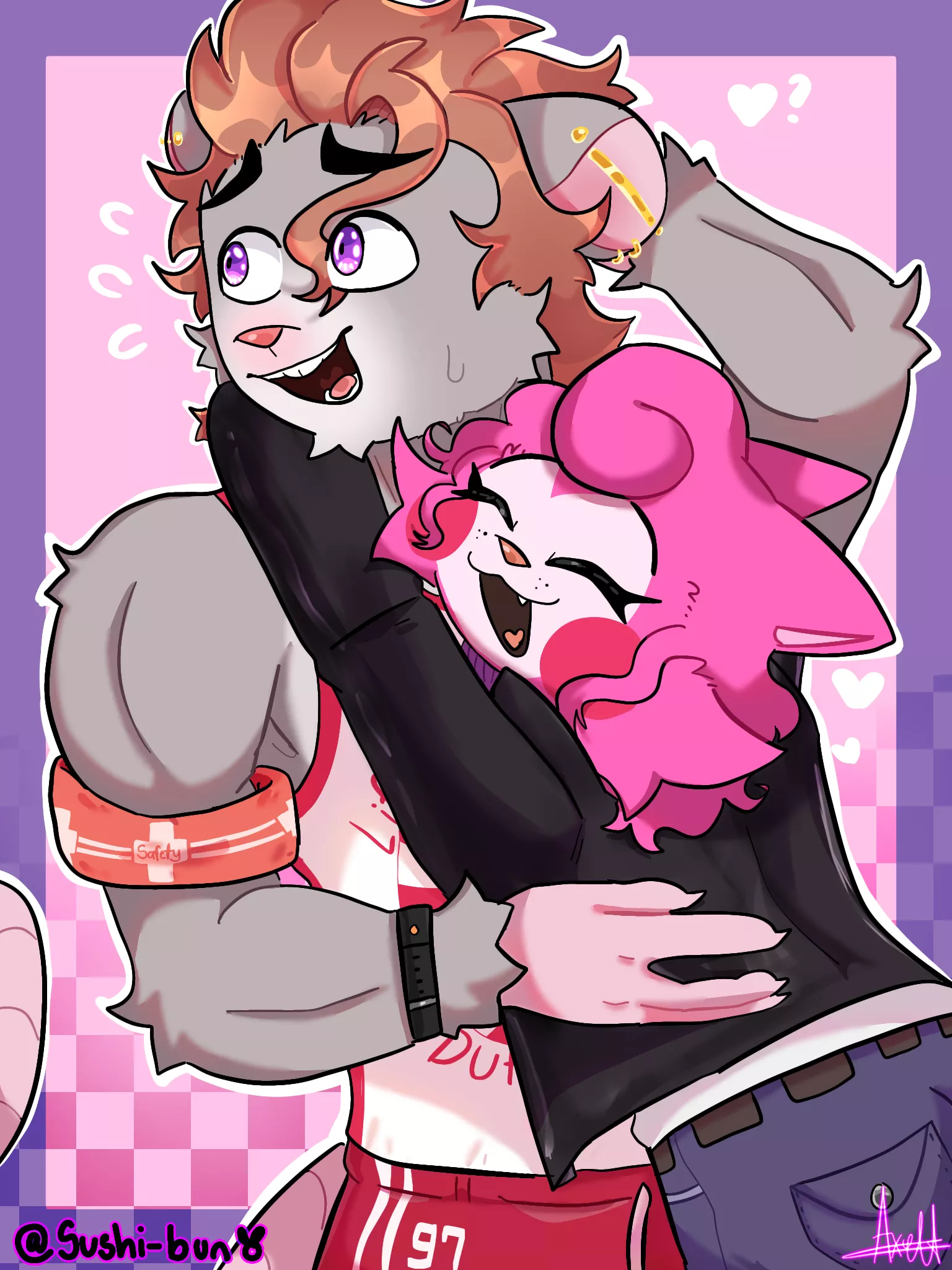 Cat × Mouse couple, how odd...🐱🐭 posted by AxeLotl_Sushi