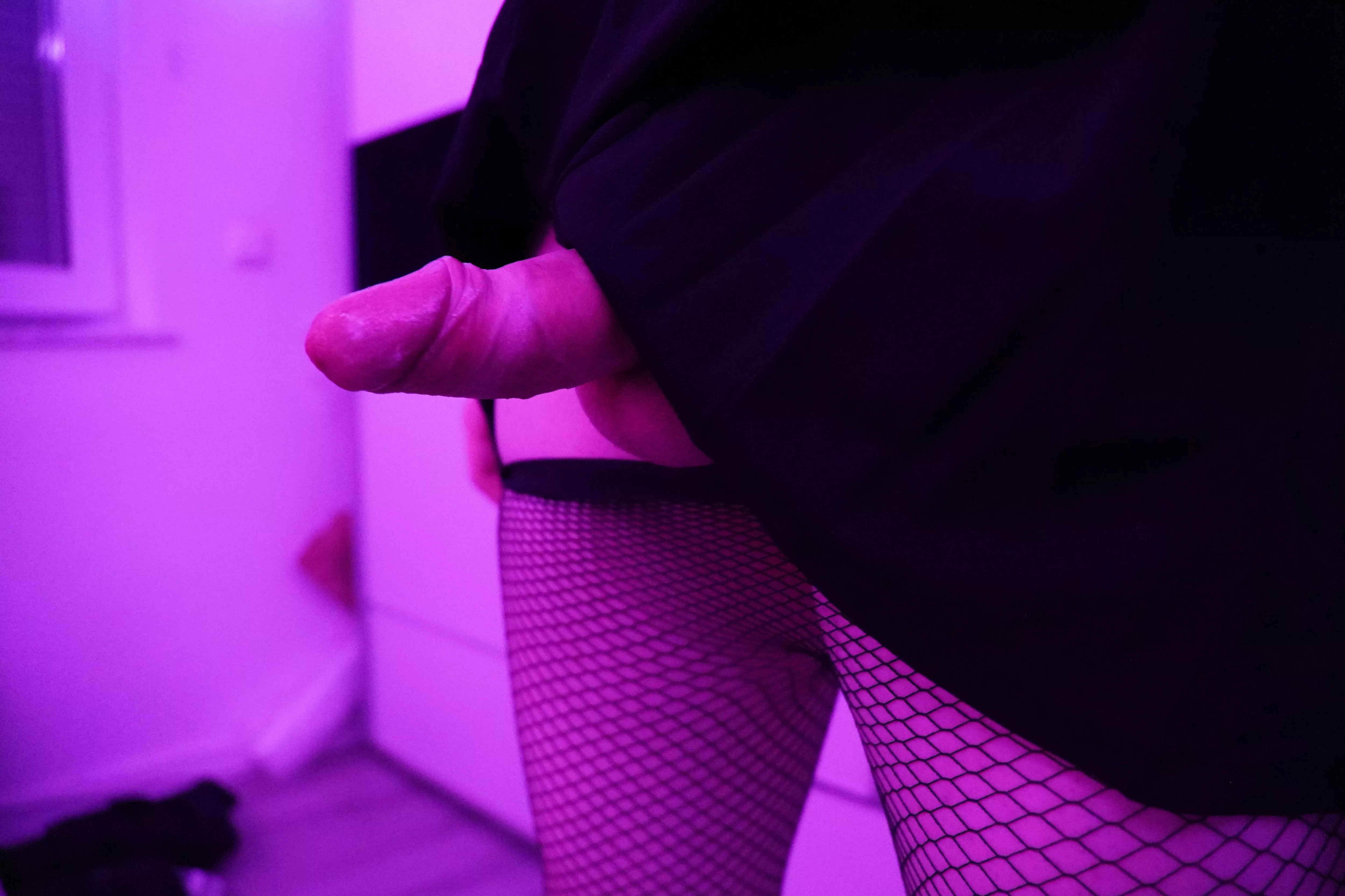 do you like my girldick peeking? posted by LUCYQROW