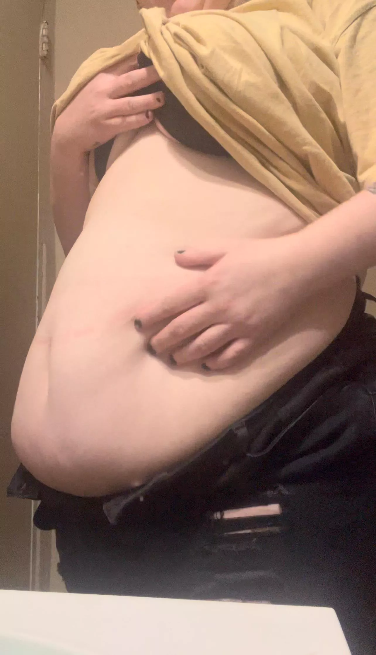 does my weight gain look good on me yet?  posted by Fit-Special-9305