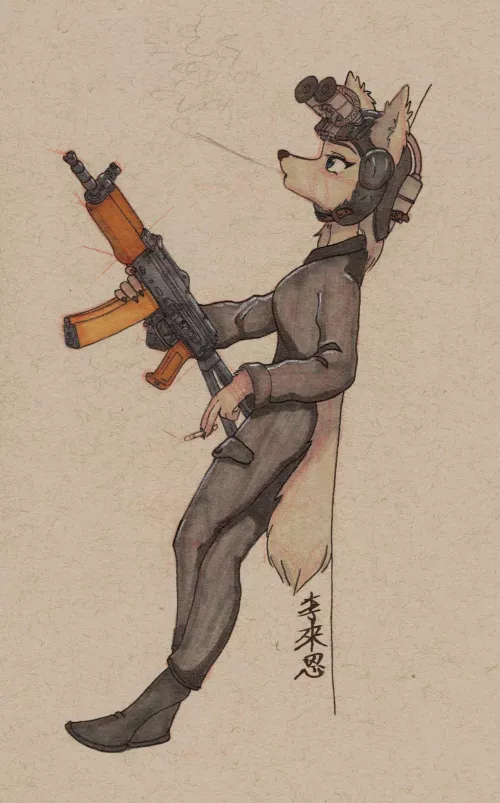 Gun Day Sunday 184! (Art By Me) by Pyre_Vulpine