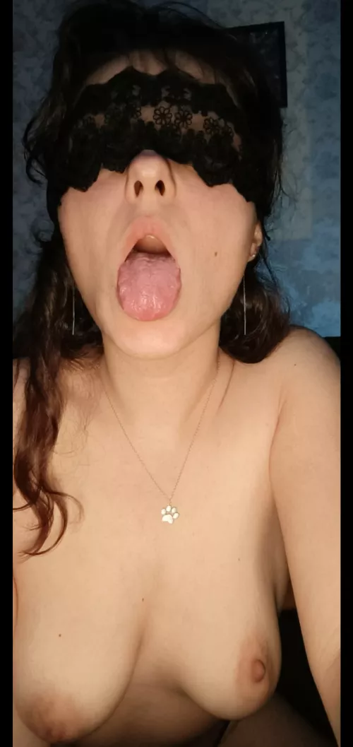 I really would love a big fat cock to cum on my tongue tonight. Are you up for the task? by Tohruuu