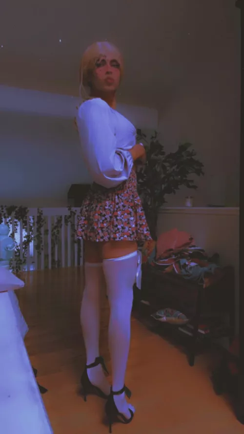 i was born to wear pretty skirts and heels 🥰 by SnooChickens8963