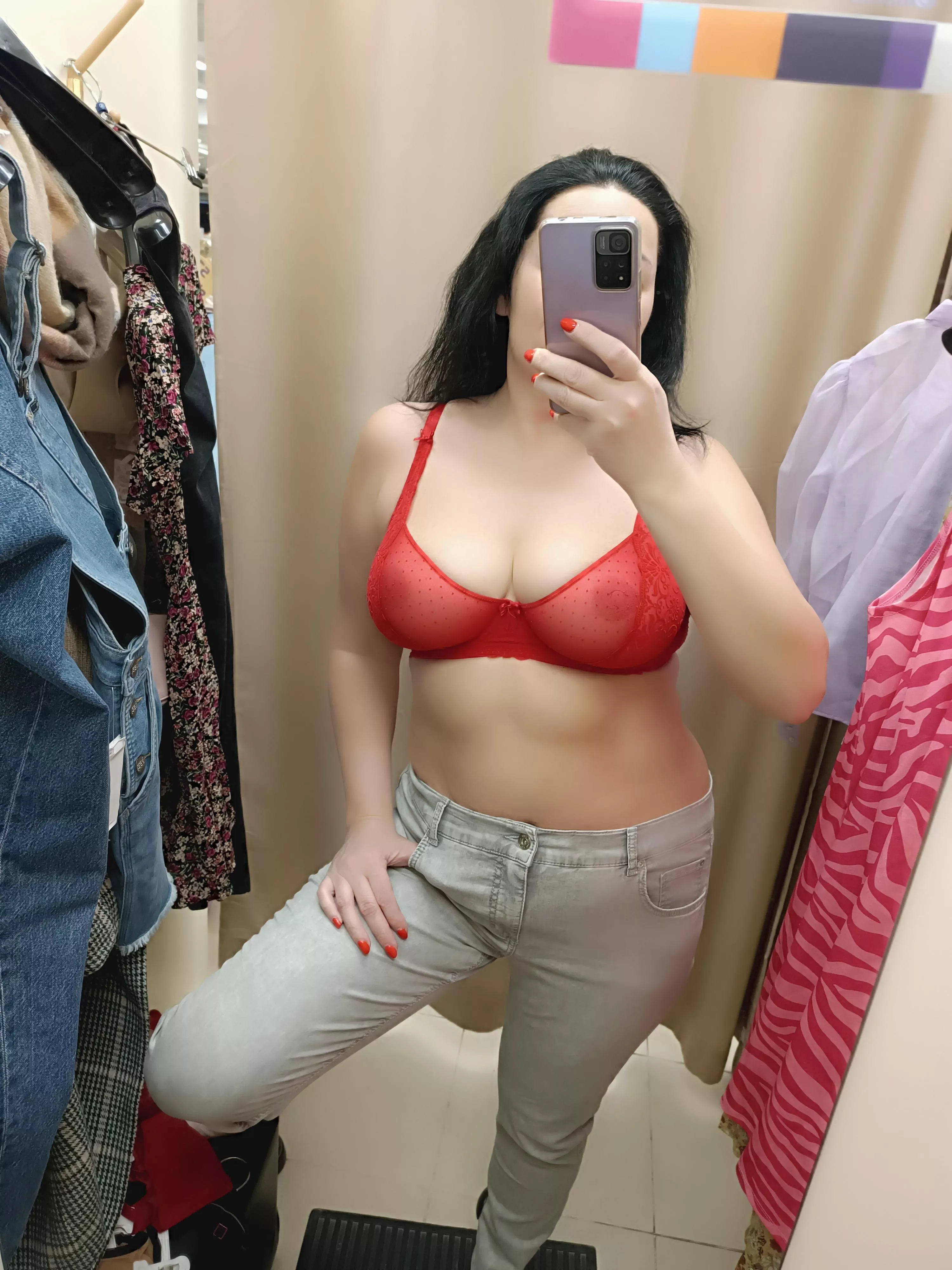 If in doubt, wear red posted by Milfa4ka