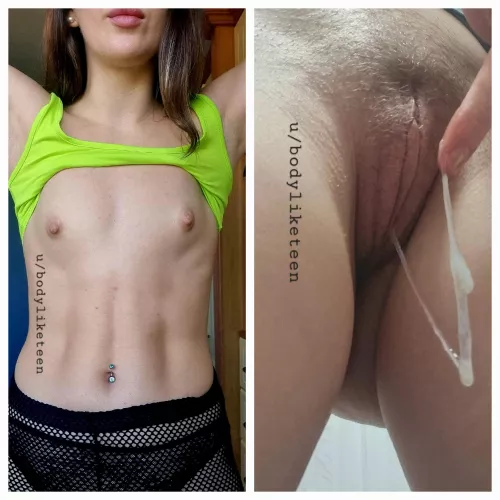 If you think my boobs are to small, just look at my wet pussy.. she makes up for them <3  by bodyliketeen