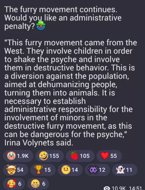 If you're a furry in Russia, then obviously you probably shouldn't live in Russia (Am I outlawed now? Help!)  by KayCraftYTRus