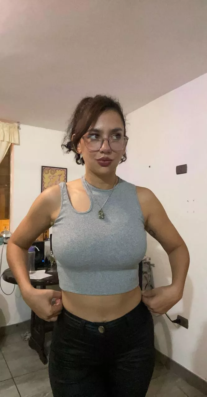 is my gray top cute? posted by gabby_stimulus