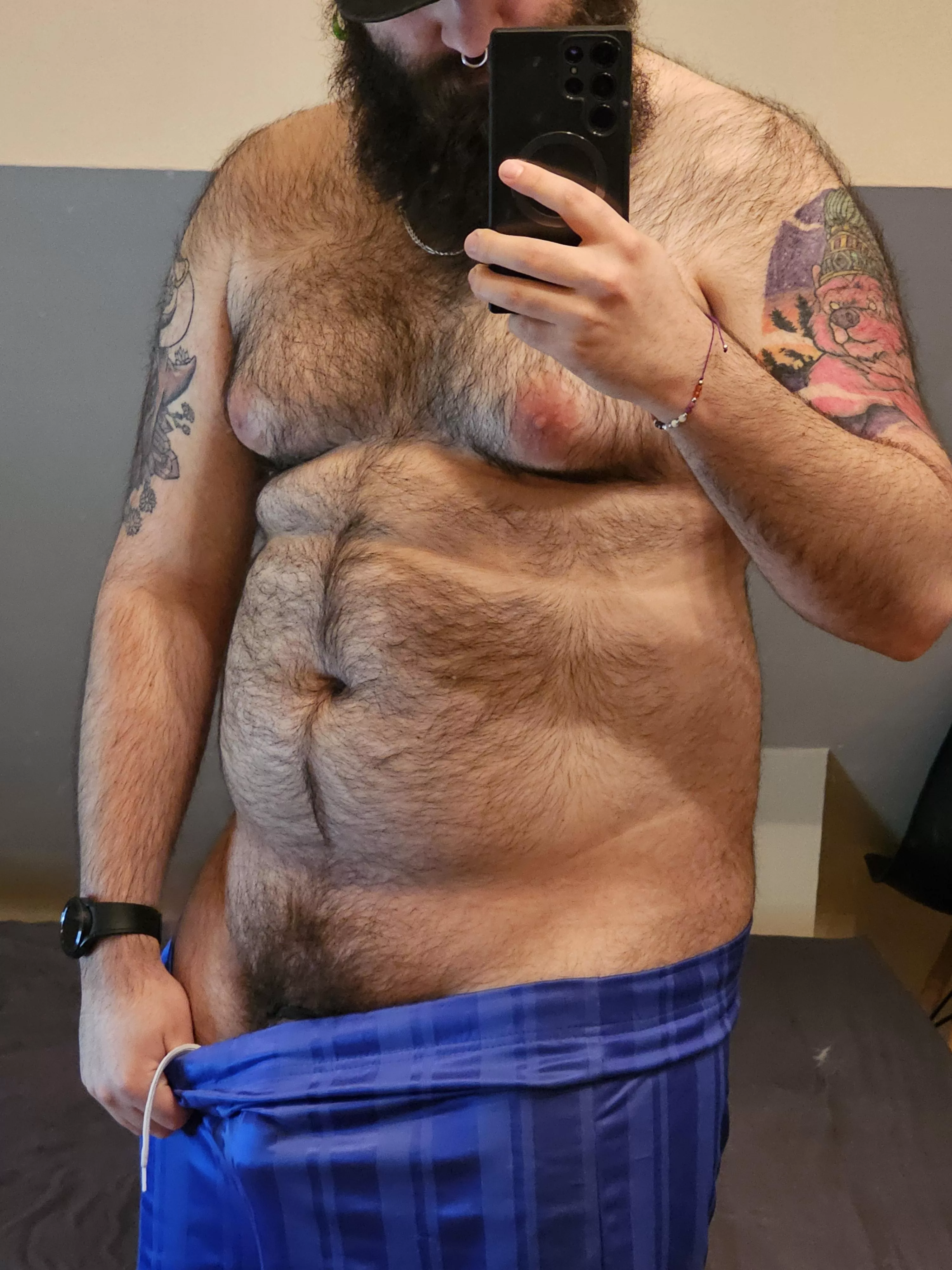 It's really hot today, should I lose the shorts as well?😈 posted by HairyBullbear
