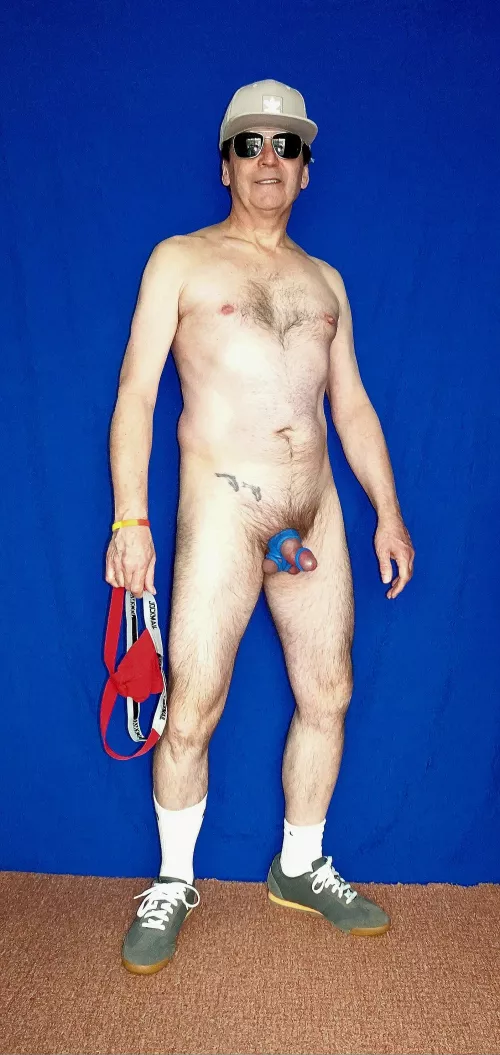 Just off for a run wearing my Oxballs cock ring & nut divider it is going to feel great running like this by Mattdw1234