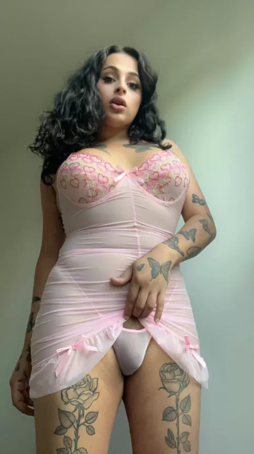 Let’s compare sizes? If you lose you put on panties too! by penelopelovesyou