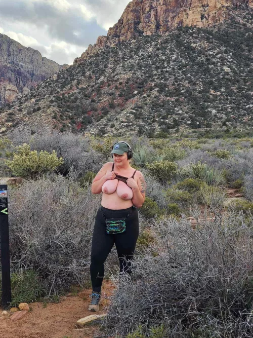 Natural tits in a natural place by CurvyCrissyy