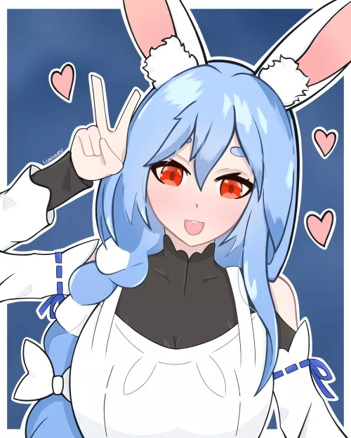 Pekomama fanart by me by Lunyaru