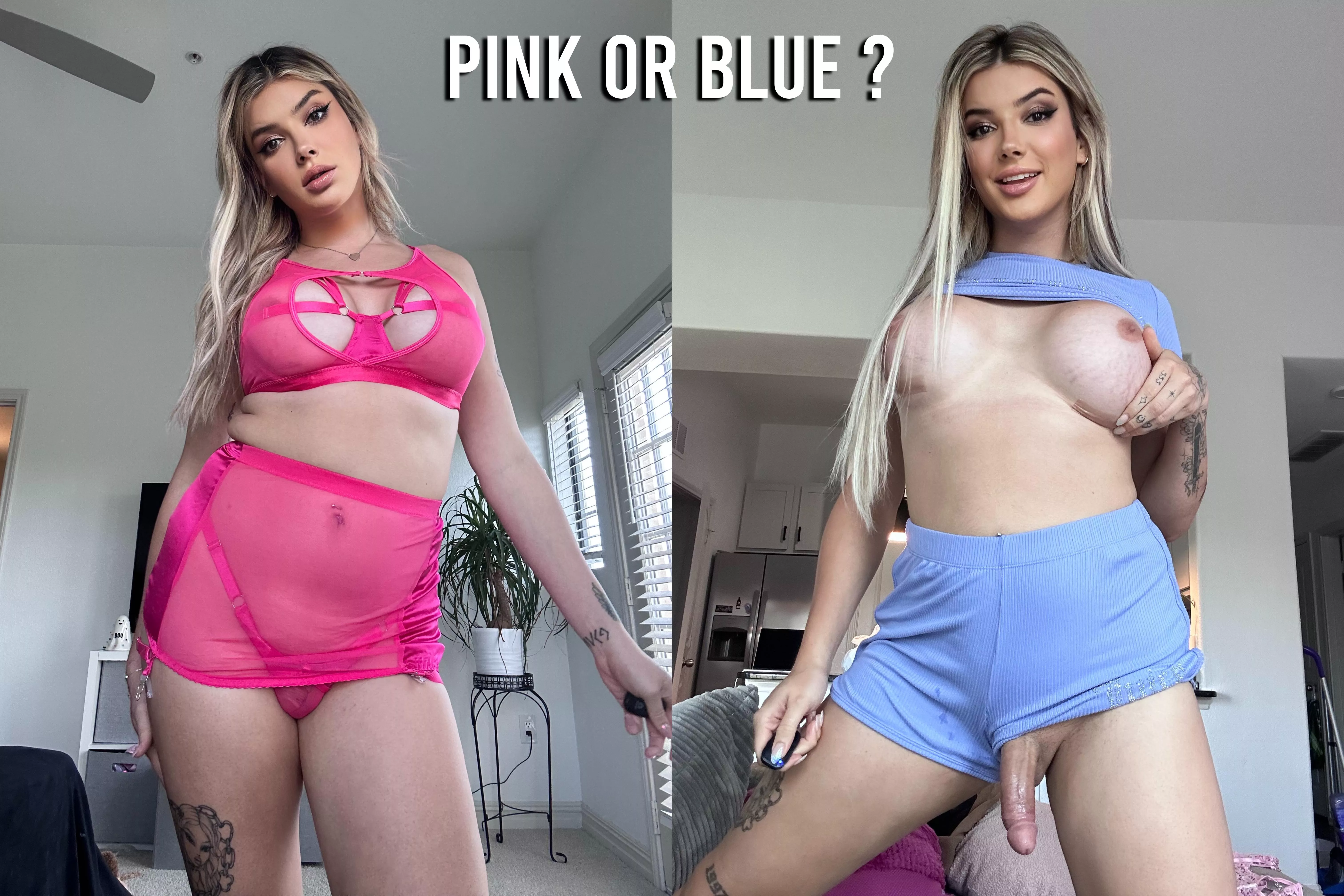 Pink 🩷 or Blue 💙, which one do you choose? 👀 posted by nubidh