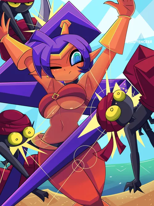 Shantae vs Tinkerbats by LafterMastr