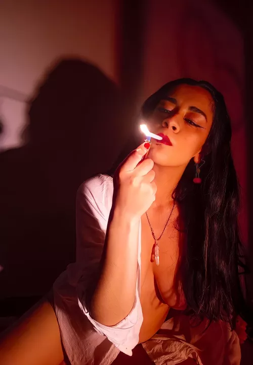 Smoking break? by godsavelilith