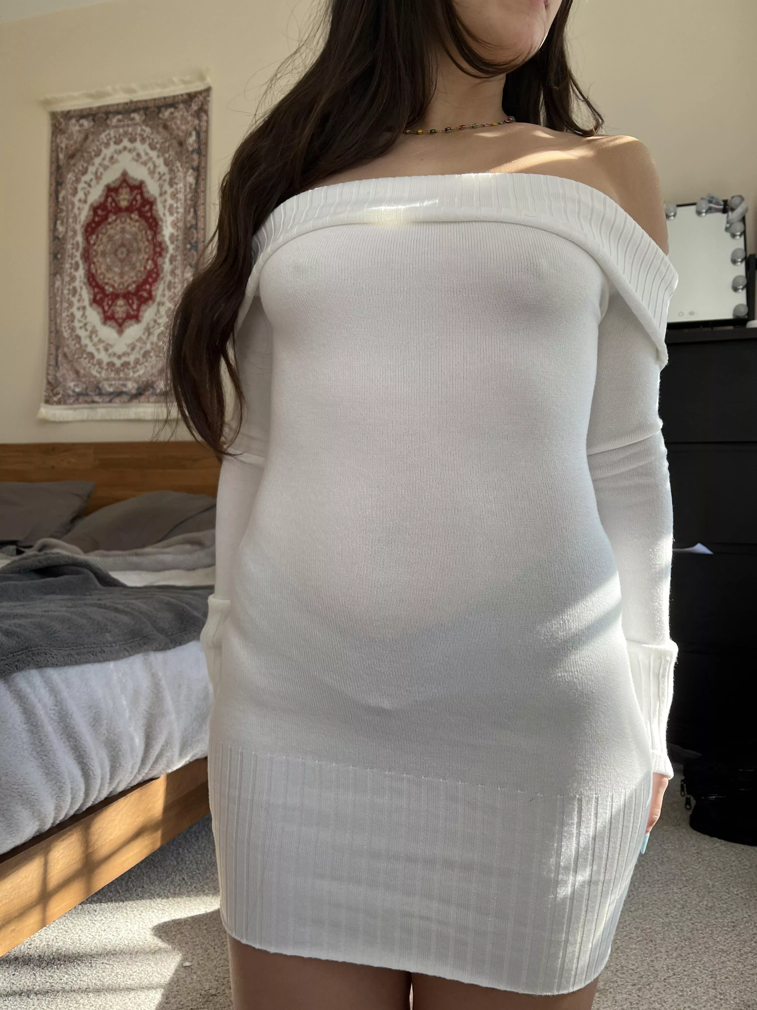 So tight, you can see what’s underneath  posted by Fit_Vixen94