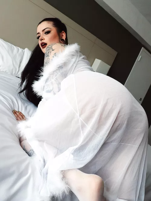 This chubby girl looks so sexy with lingerie on by NOMADTVS