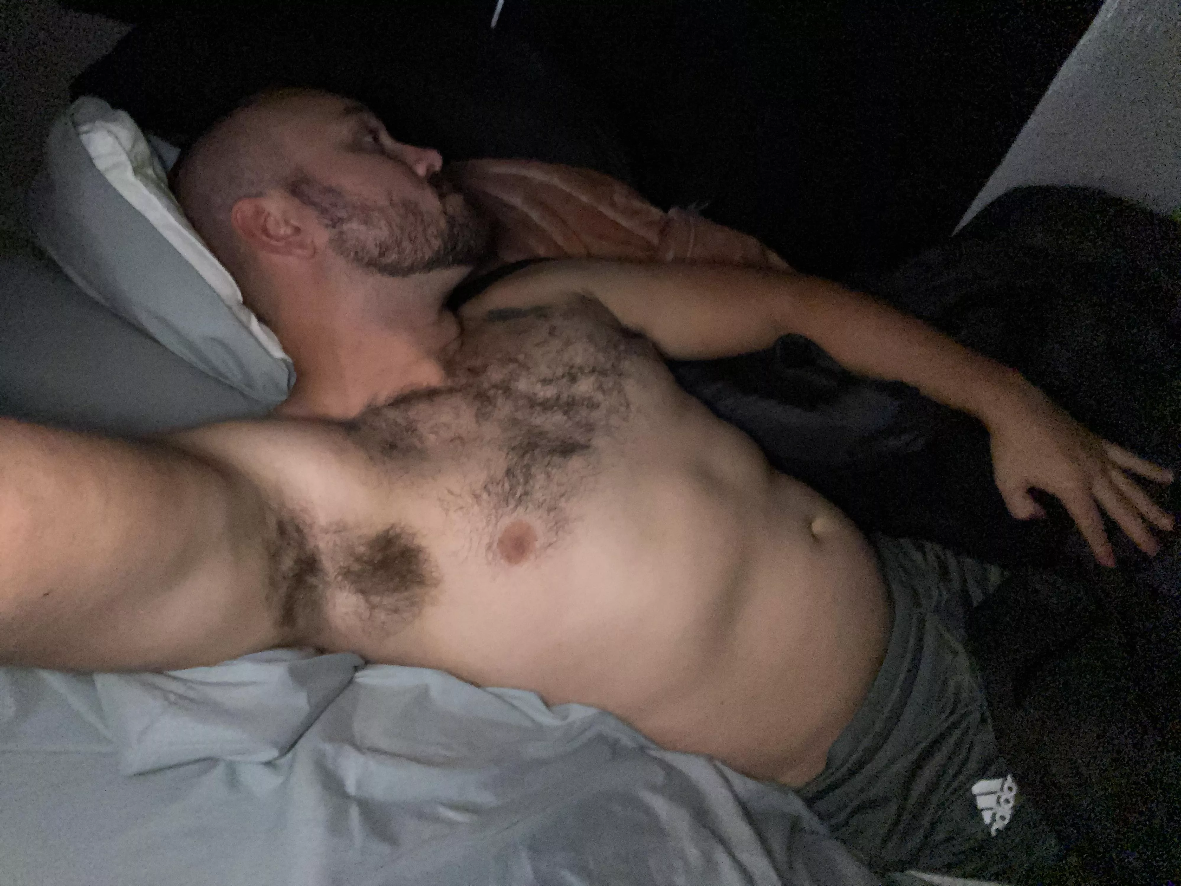 29. Hairy pits to go with a hairy chest.  posted by Fuck_me_in_your_car_