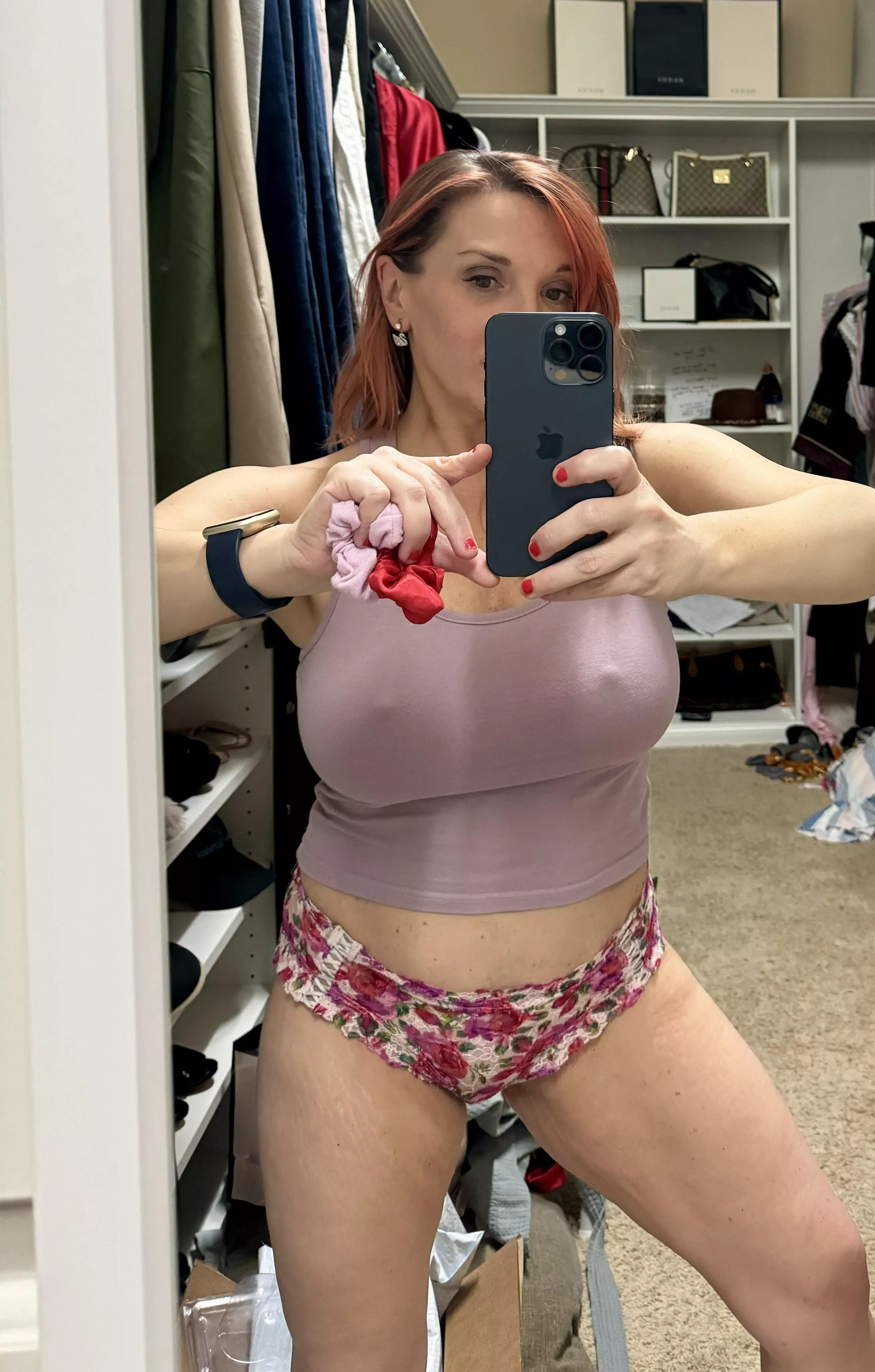 Braless and needing a strong mans hands posted by HotPepperMILF