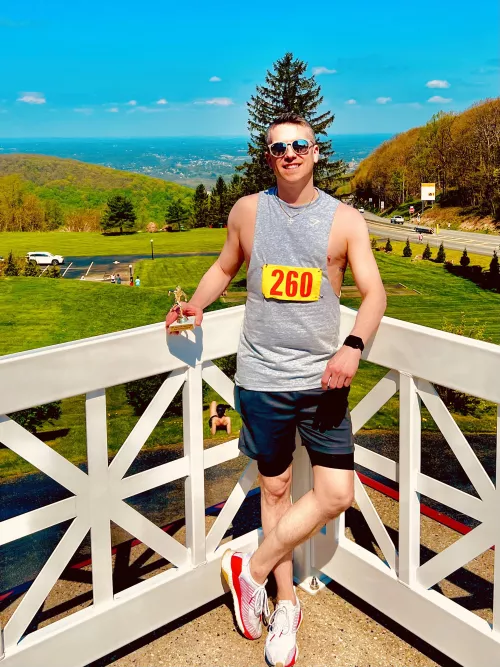 Did a 5k summit mount race this morning last minute and ended up winning my age group for the guys! by GoodChuck2