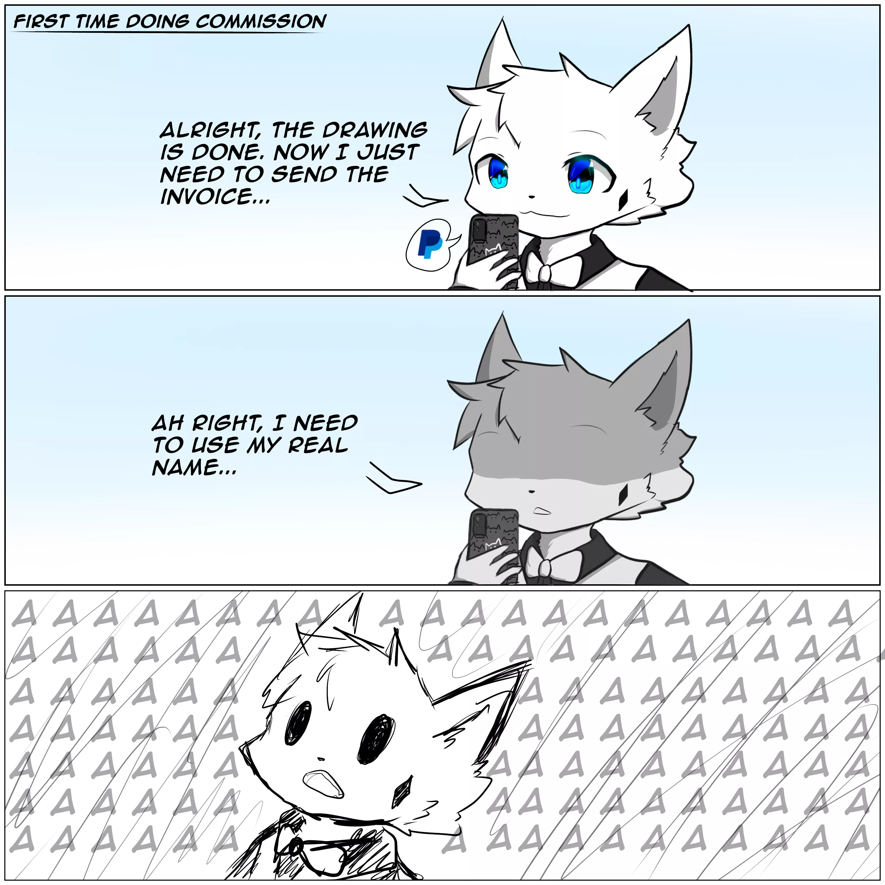 First time doing commission experience posted by Kurosh1ro