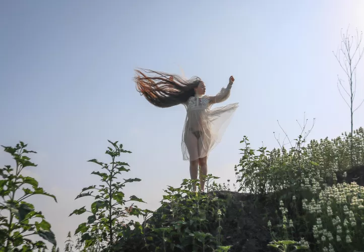 growing things (self shot) by _creature_feature