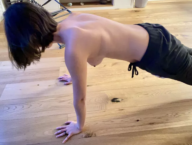 How long can you hold the plank position…(Swiss girl) by Lovers8886