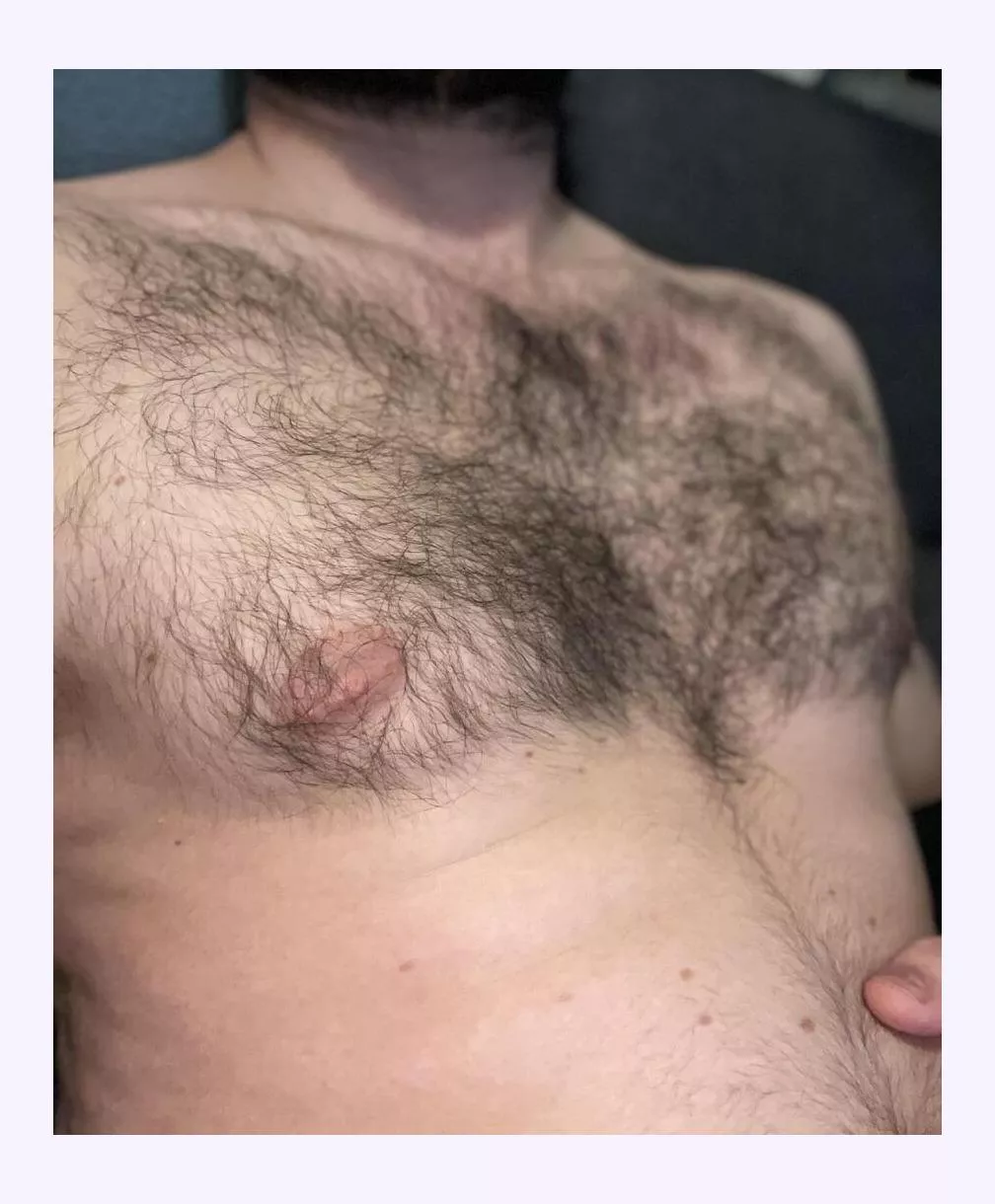 I like having chest hair , wish it wws more acceptable in society posted by StoryDiligent6388