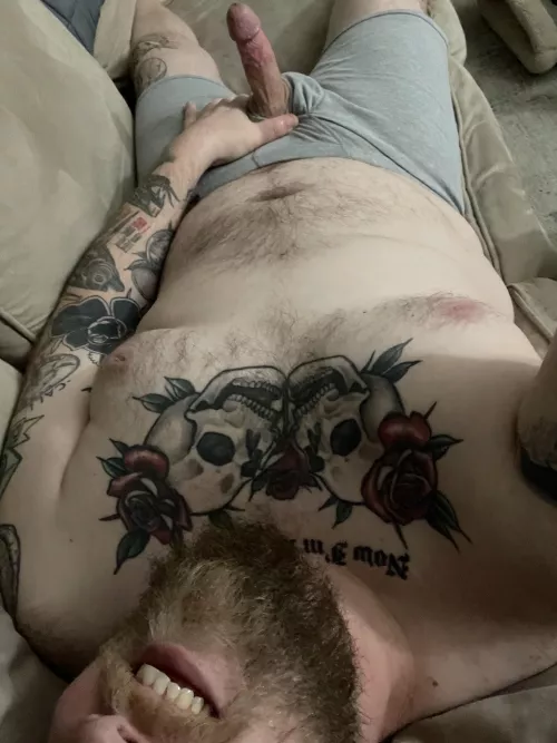 I love my hairy chest and belly 🥰 by Doingtime12