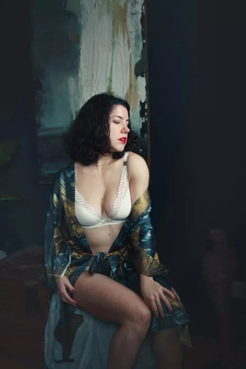 I love this kimono on me  by Vicpetitequeen