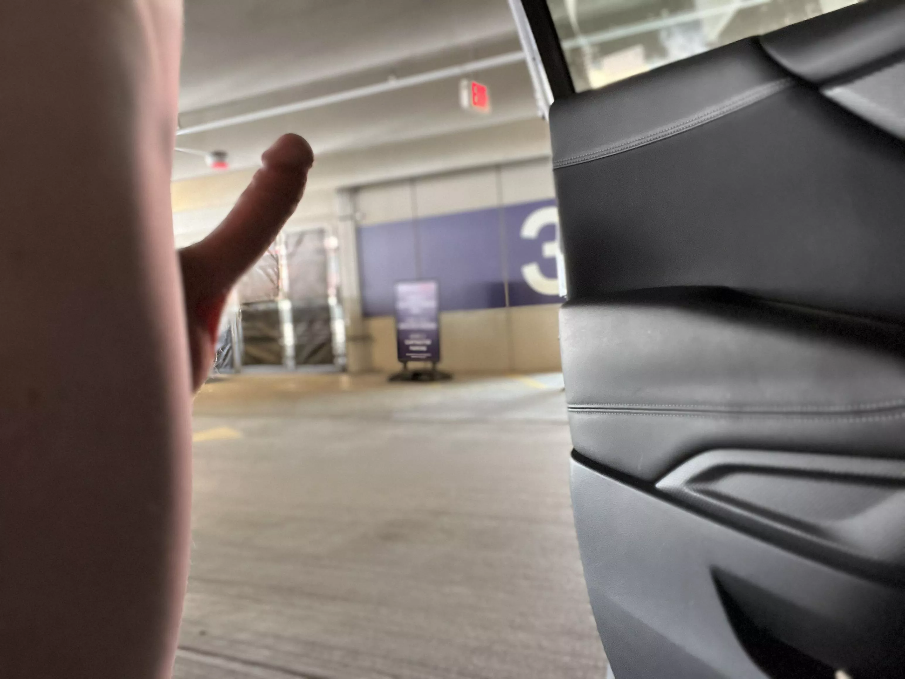 In the mall parking garage. Would you come up to me? posted by Hairy_Log6055