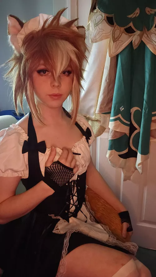 My Gorou maid cosplay by Confident-Pay6022