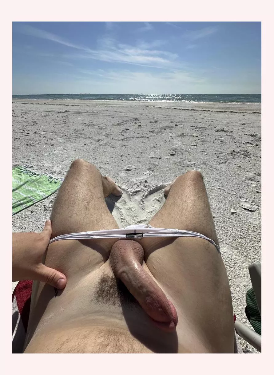 (nsfw) sometimes i get to hard to keep lt in my thong 🍆💦 posted by Ok_Offer274