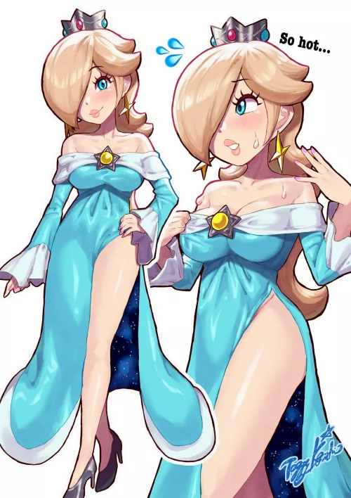 Rosalina in a different dress by LafterMastr