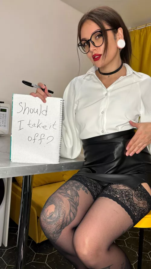 Should I take it off? by Prepareyour_A