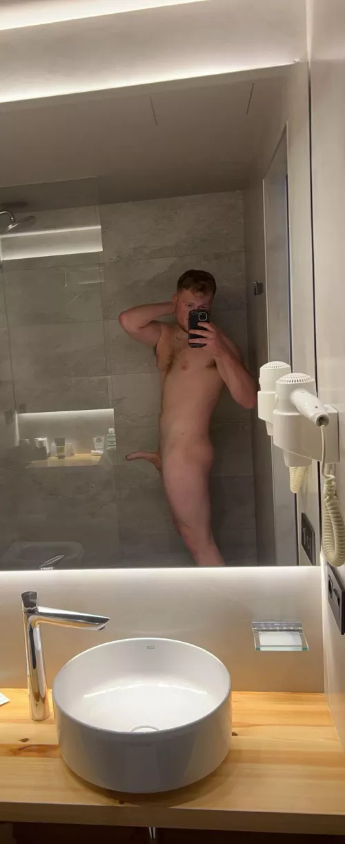 Shower times the best time! Comment where you’re reaching ! by john-morwood1