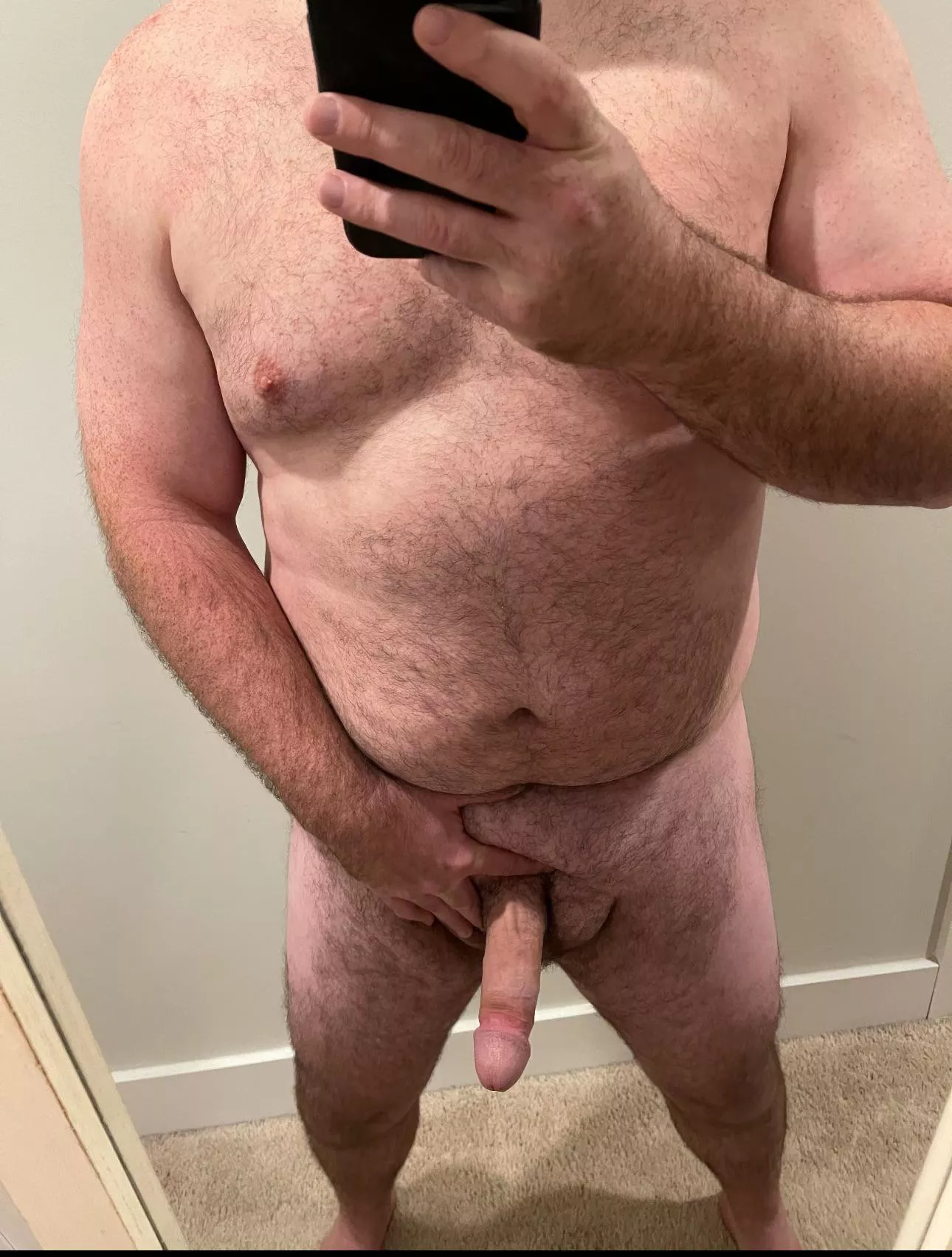 Thick all over. posted by ElectronicEmployer24