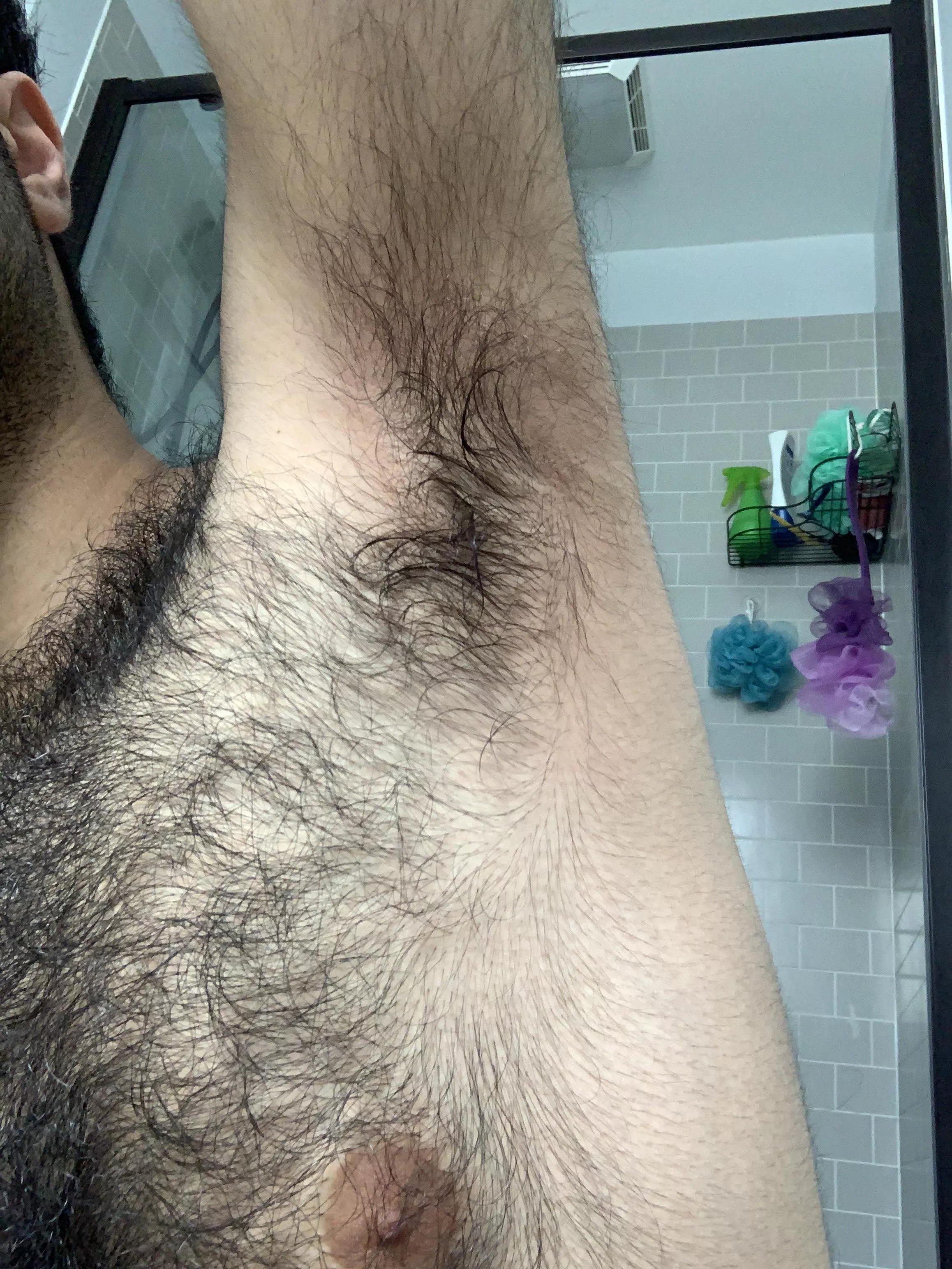 What if I told you I haven’t showered yet. Would you still lick and sniff my pits?  posted by Prestigious_Sky_5043