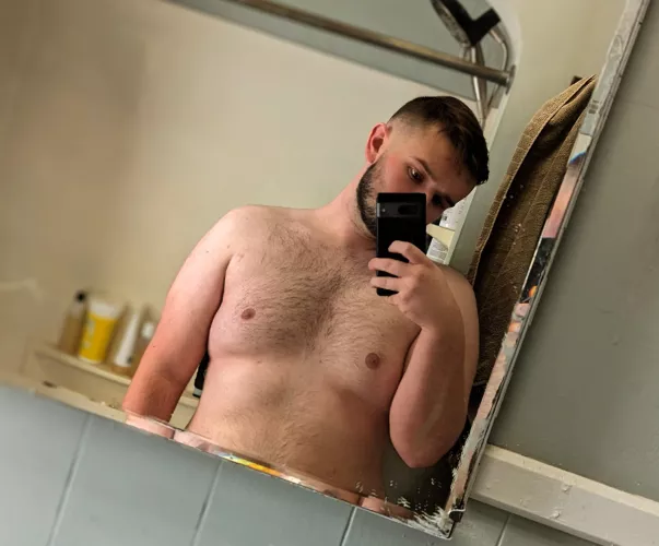 Who said big guys can't have jawlines? by Specific-Duty7664