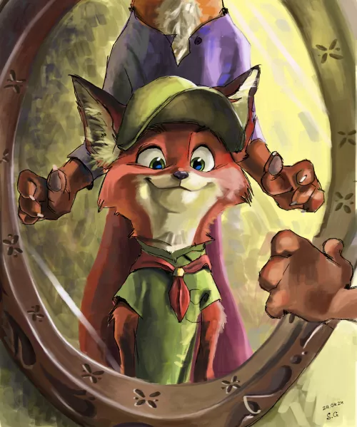 Zootopia fan art by me :3 by wingedWolf333333333